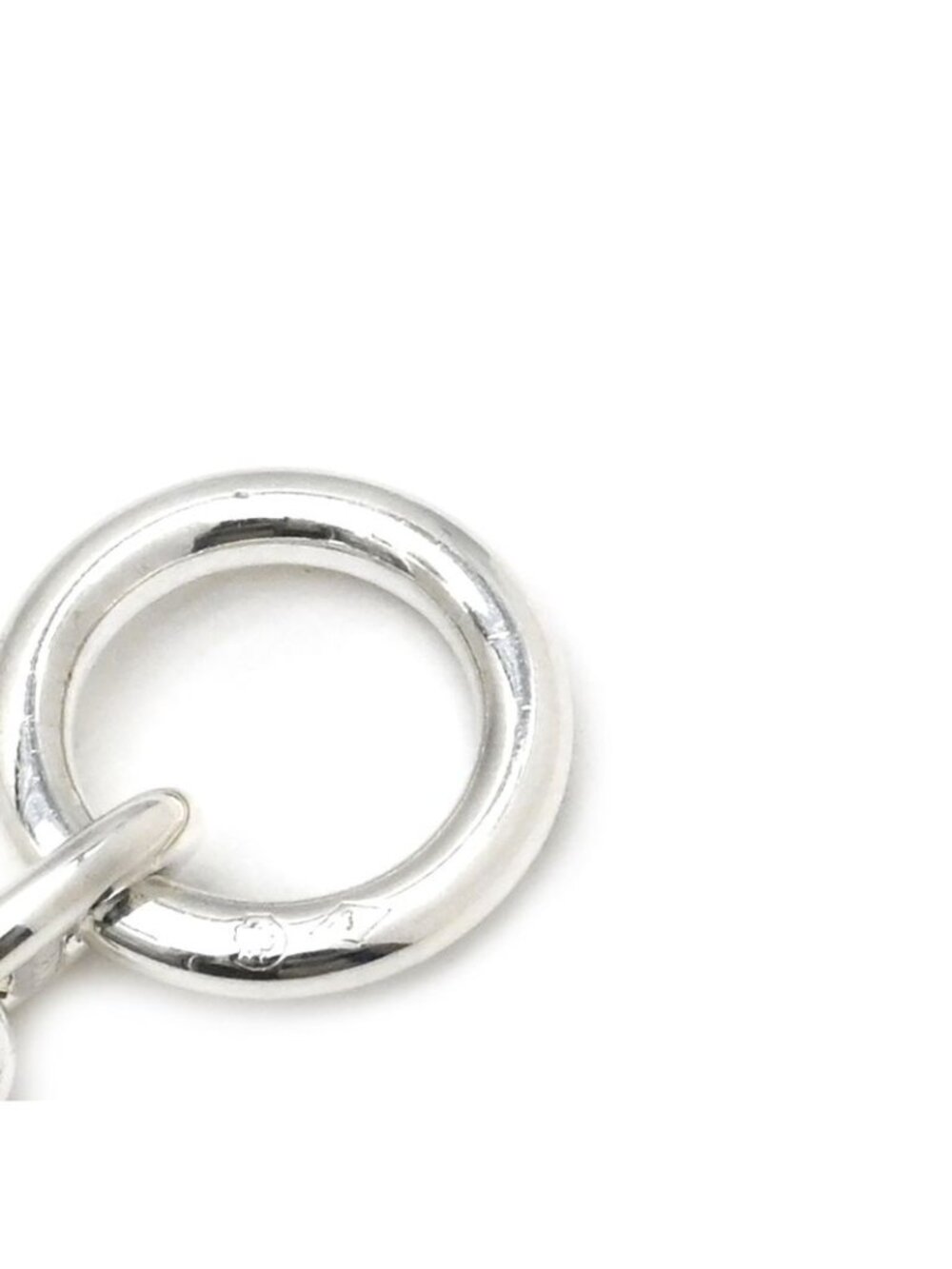 Hermes Bracelet Chaine D'ancre TPM Silver 925 22 Frames Star Ring - Picture 5 of 9